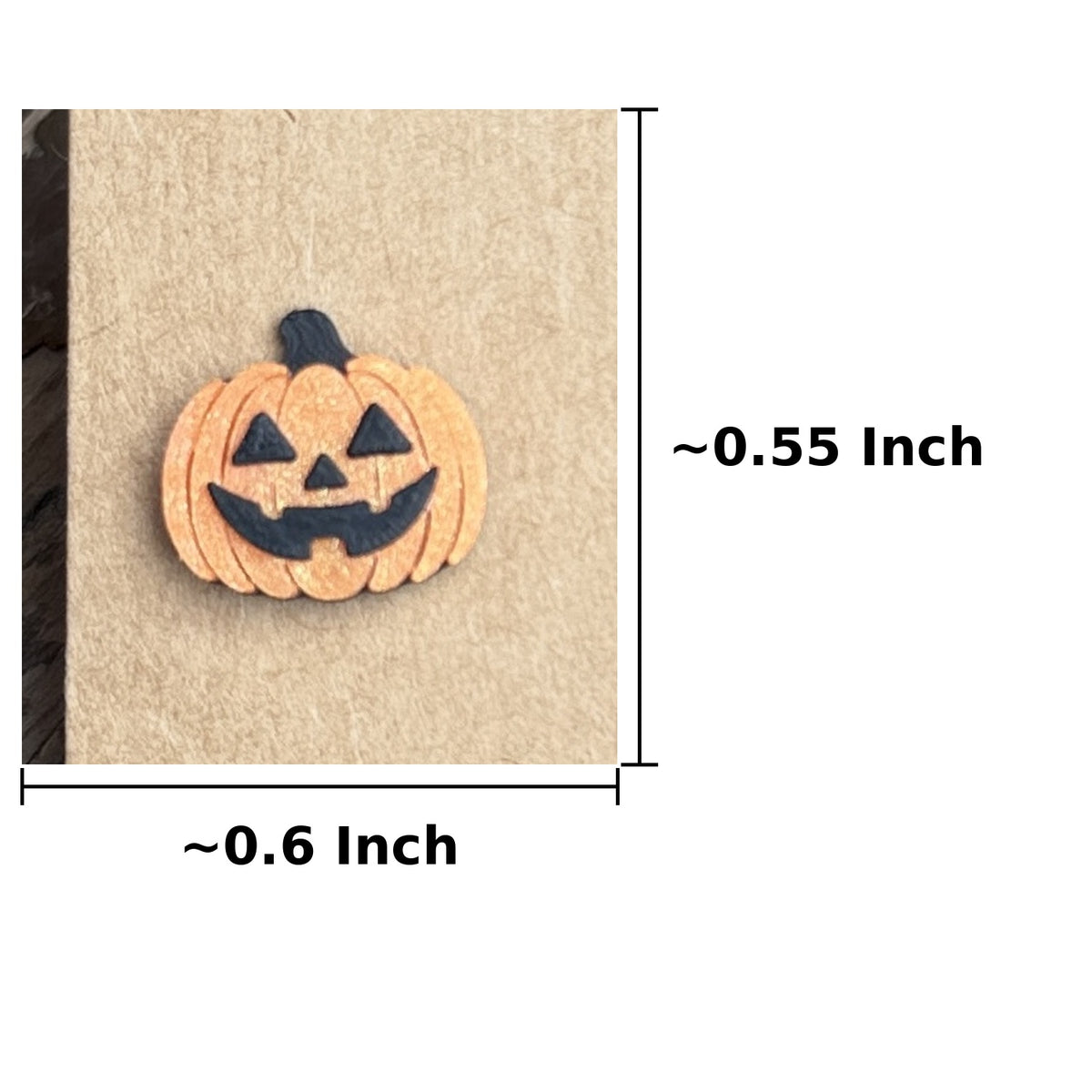 Jack-O-Lantern Stud Earrings